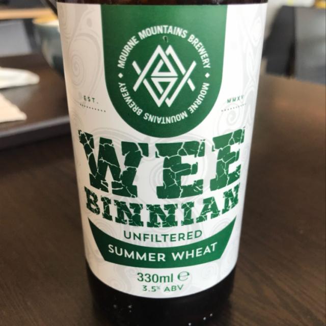 Wee Binnian Summer Wheat 3.5%, Mourne Mountains, Northern Ireland