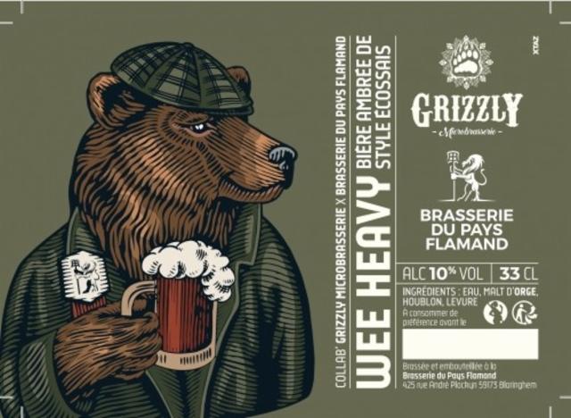 Wee Heavy 10.0%, Brasserie Grizzly, France