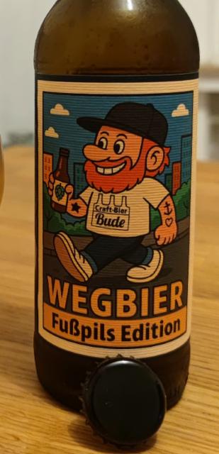 Wegbier Fußpils Edition 5.2%, Lessig's Brauwerkstatt, Germany