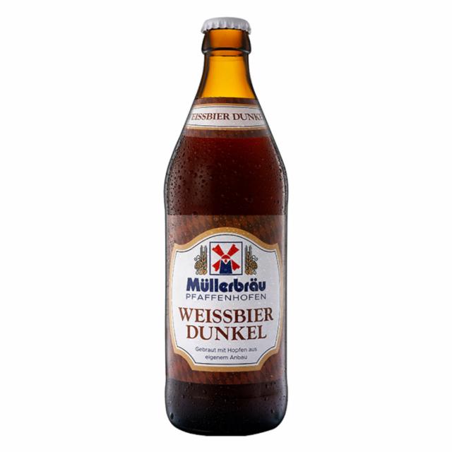 Weißbier Dunkel 5.2%, Müllerbräu Pfaffenhofen, Germany