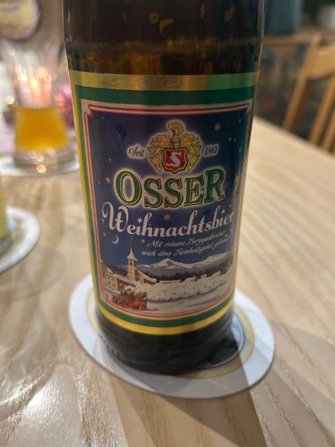 Weihnachtsbier, Späth Bräu Osser Bier GmbH
