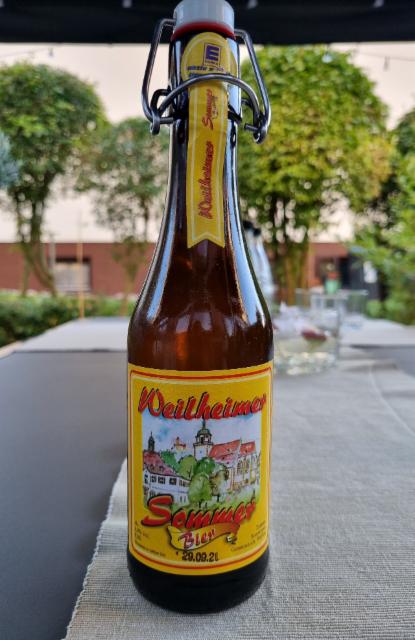 Weilheimer Sommer Bier 4.9%, Lammbrauerei Hilsenbeck - Gruibinger Bier, Germany