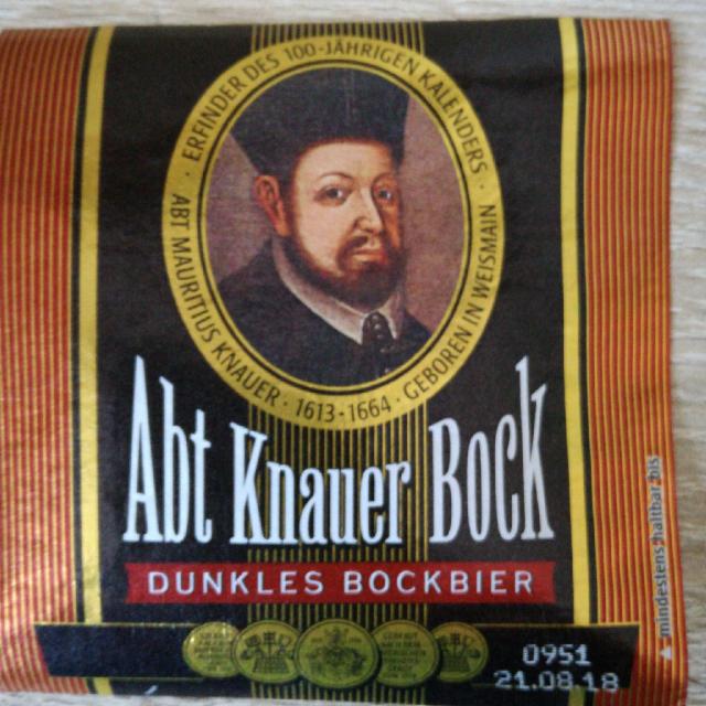 Abt Knauer Bock Dunkel 7.5%, Weismeiner Püls-Bräu, Germany