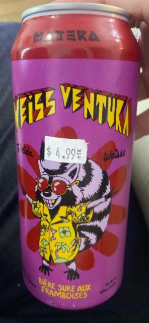 Weiss ventura florida weisse 4.5%, Matera Brasseurs Tonneliers, Canada