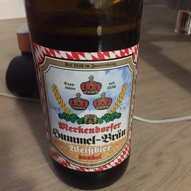 Merkendorfer Weißbier Dunkel 5.2%, Brauerei Hummel, Germany