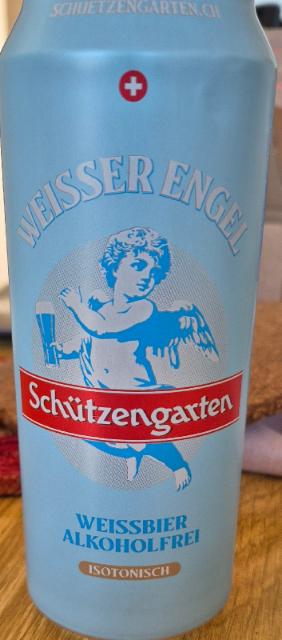 weisser engel weissbier alkoholfrei, Brauerei Schützengarten