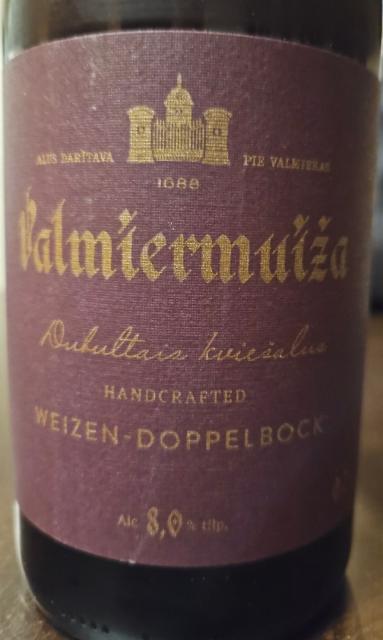 Weizen-Doppelbock Vintage Reserve 2025 8.0%, Valmiermuižas Alus, Latvia