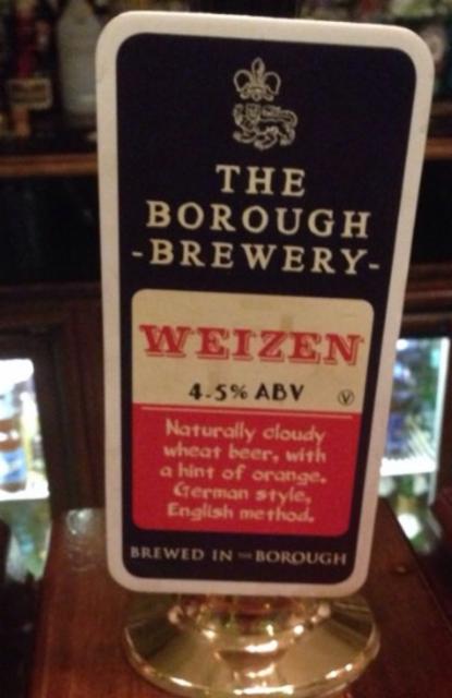 Weizen 4.5%, The Borough Brewery, England