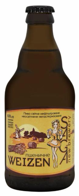 Weizen 4.9%, SAGA New Brewery, Ukraine