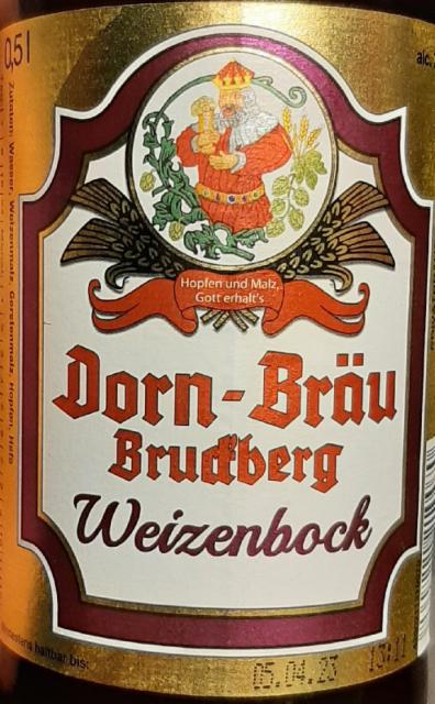 Weizenbock 7.3%, Privatbrauerei Dorn, Germany
