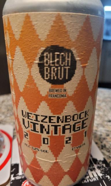 Weizenbock Vintage 2021 7.2%, Blech.Brut, Germany