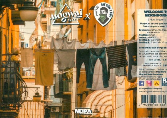 Welcome To The Neighborhood 6.5%, Mogwaï Beer Company, France