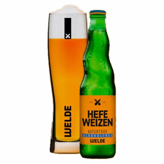 Welde Hefeweizen natutrüb alkoholfrei 0.0%, Welde Braumanufaktur, Germany