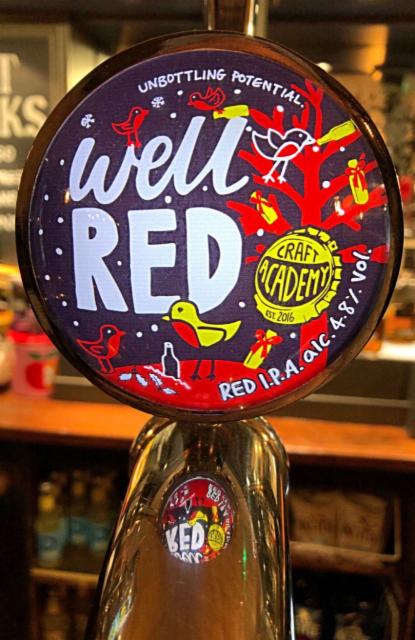 Well Red 4.8%, Craft Academy, England