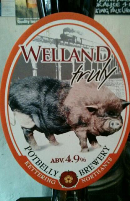 Welland Truly 4.9%, Potbelly Brewery Limited, England