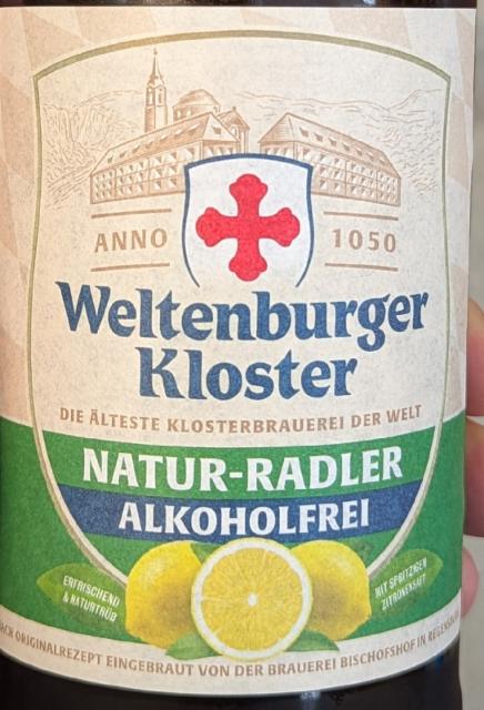WeltenburgerKkloster Naturradler alkoholfrei, Klosterbrauerei Weltenburg