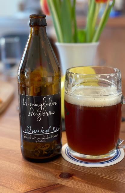 Wennigloher Bergbräz Dunkel 4.3%, Wennigloher "Quetsche", Germany