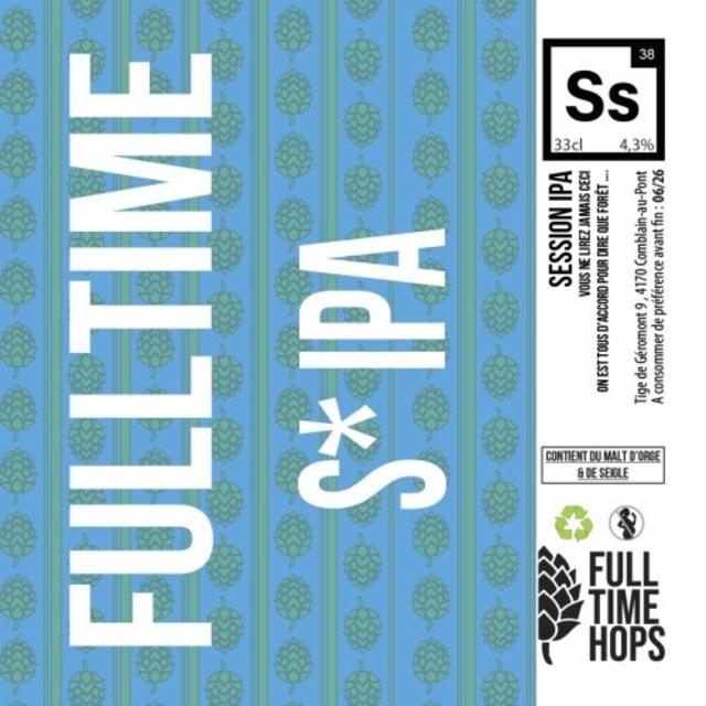 Wesh Wesh'PA 4.3%, Fulltime Hops, Belgium