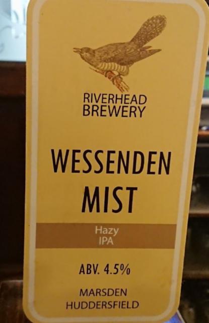 Wessenden Mist 4.5%, Riverhead Brewery, England