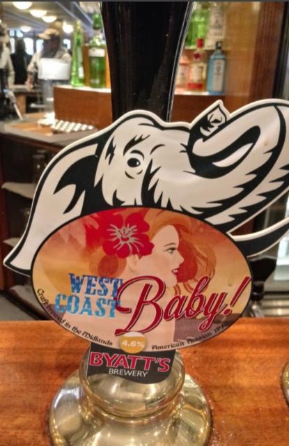 West Coast Baby! 4.6%, Byatt's Brewery, England