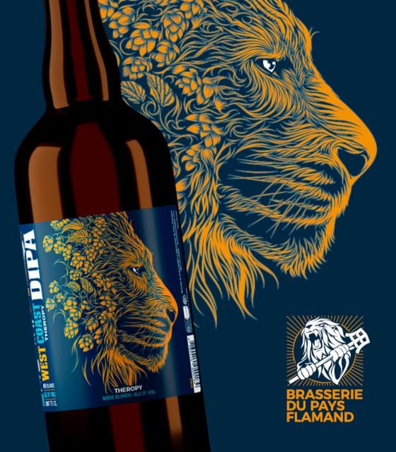 West Coast DIPA Theropy 8.0%, Brasserie Du Pays Flamand, France