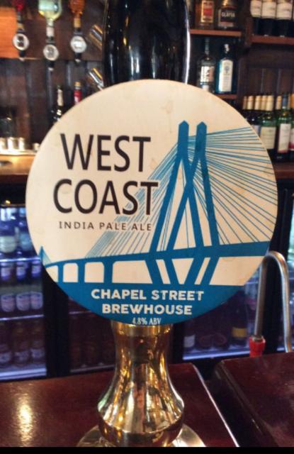 West Coast India Pale Ale 4.8%, Chapel Street Brewhouse, England