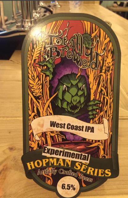 West Coast IPA - Experimental 6.5%, Totally Brewed Limited, England