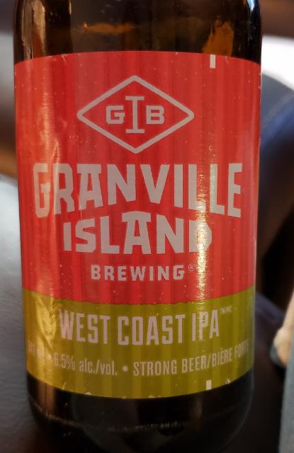 Granville Island West Coast IPA 6.5%, Granville Island Brewing (Molson Coors), Canada