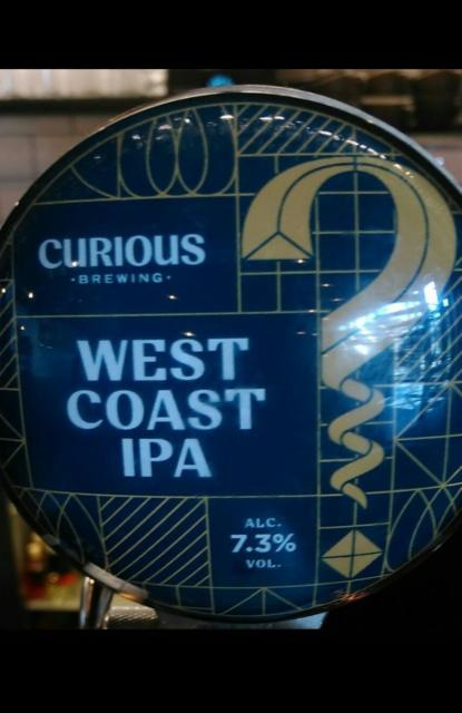 West Coast IPA 7.3%, Curious Brewery, England