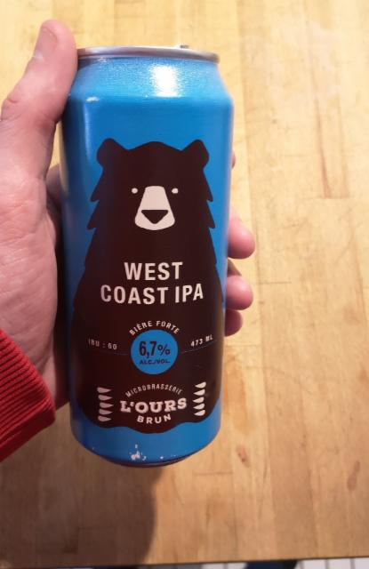 L'Ours Brun West Coast IPA 6.7%, L'ours Brun, Canada