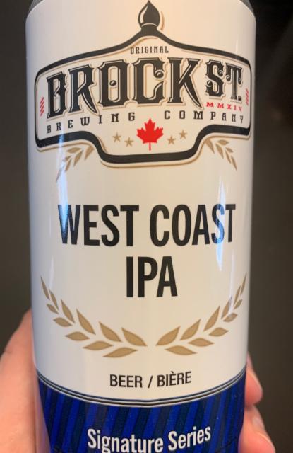 West Coast IPA 5.5%, Brock St. Brewing Company, Canada