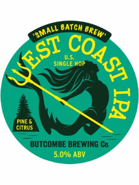 West Coast IPA 5.0%, Butcombe Brewery Ltd, England