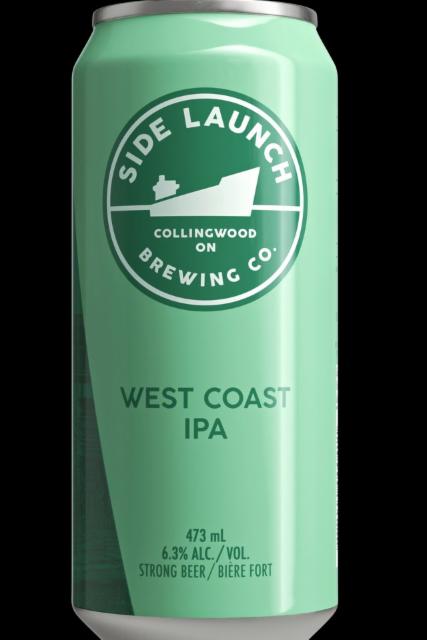 west coast ipa 6.3%, Side Launch Brewing Company, Canada