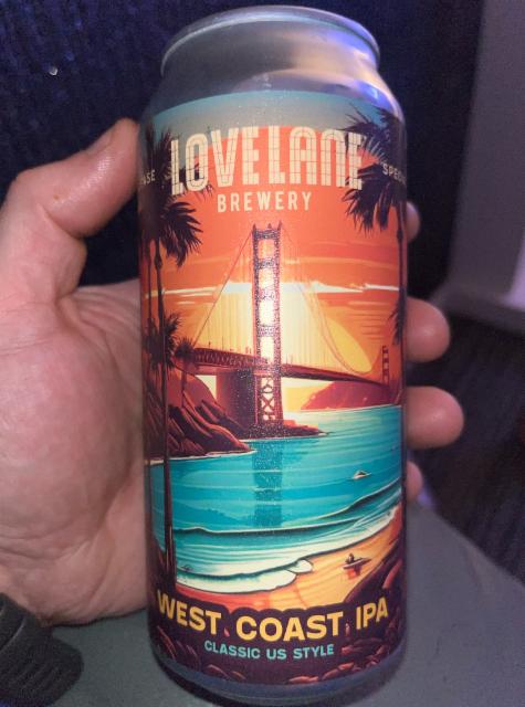 West Coast IPA 5.0%, Love Lane Brewing, England