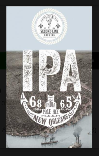 West Coast IPA, Second Line Brewing