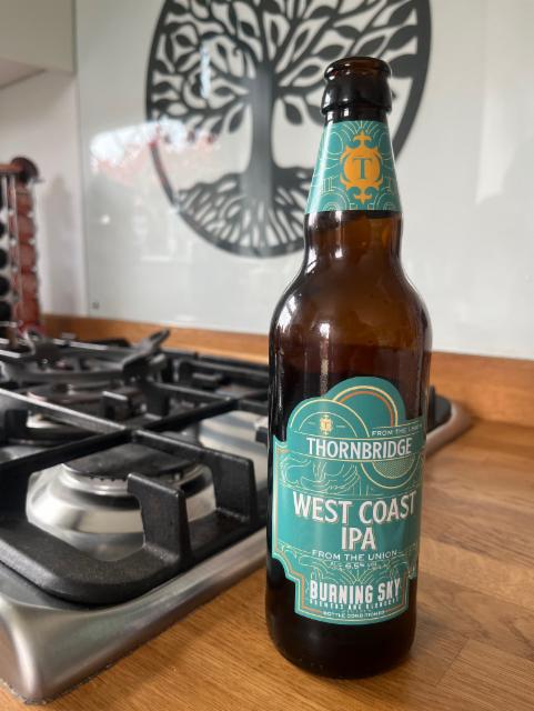 West coast IPA 6.5%, Thornbridge Brewery, England