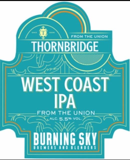 West Coast Ipa 5.5%, Thornbridge Brewery, England