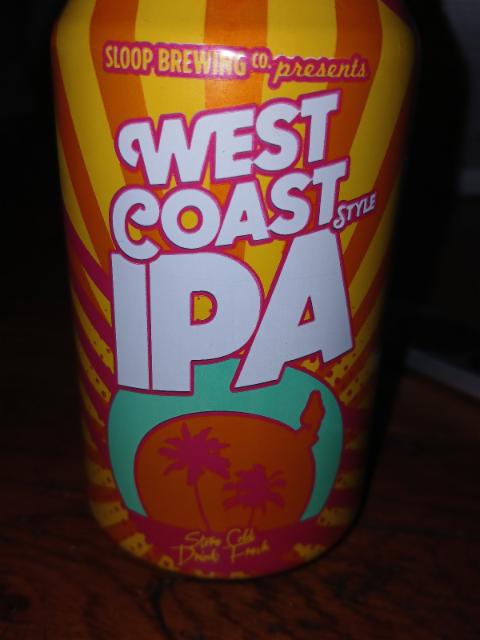 west coast ipa 7.0%, Sloop Brewing Company, United States