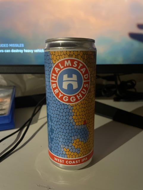West coast ipa 6.3%, Halmstad Brygghus, Sweden