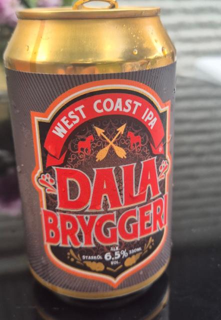 WEST COAST IPA 6.3%, Dalabryggeri, Sweden