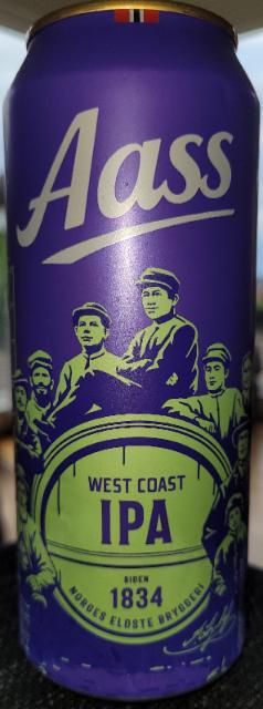 West Coast IPA 4.7%, Aass Bryggeri, Norway
