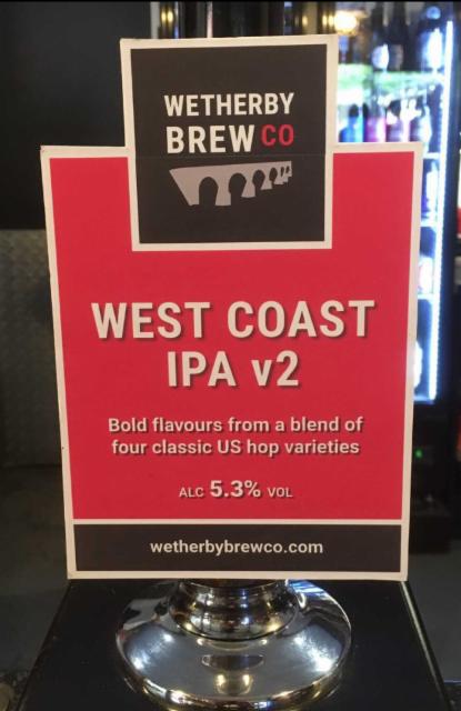 West Coast IPA v2 5.3%, Wetherby Brew Co, England