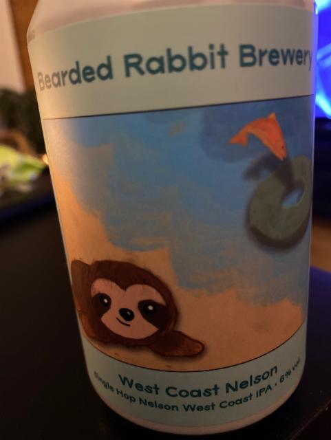 West Coast Nelson 6.0%, Bearded Rabbit Brewery, Sweden
