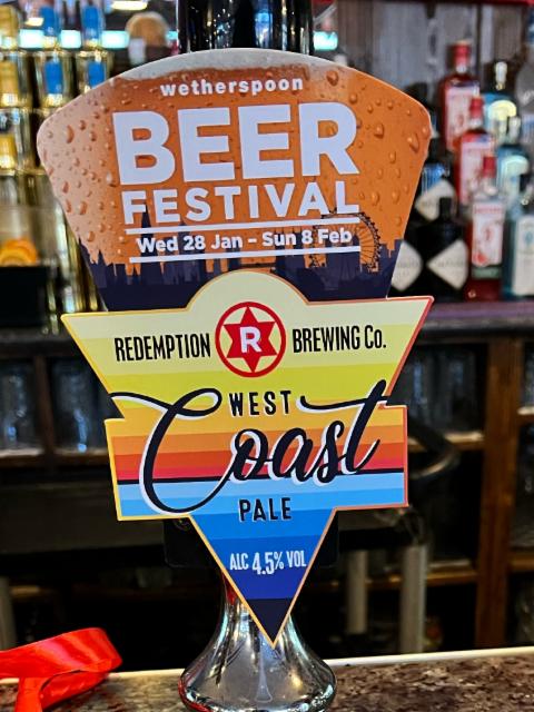 West Coast Pale Ale, Redemption Brewing Co