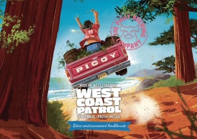 West Coast Patrol 5.6%, The Piggy Brewing Company, France