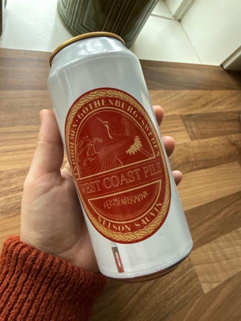 West coast pils 4.8%, Fermenterarna, Sweden