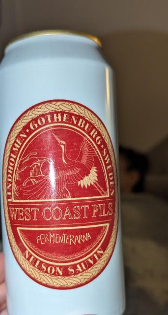 West coast pilsner Nelson sauvin 4.8%, Fermenterarna, Sweden