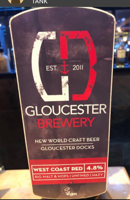 West Coast Red 4.8%, Gloucester Brewery, England