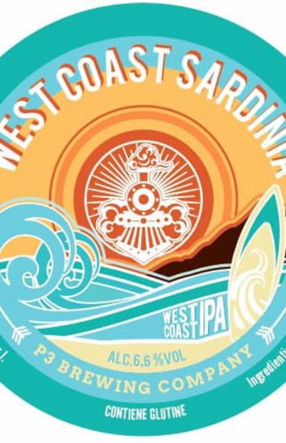 West Coast Sardinia 6.6%, P3 Brewing company, Italy