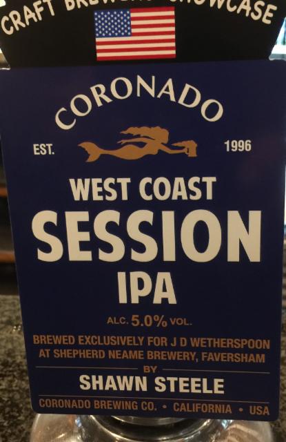 West Coast Session IPA 5.0%, Coronado Brewing Company, United States